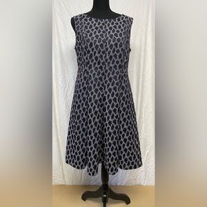 Tommy Hilfiger dark blue/silver a-line dress with pockets